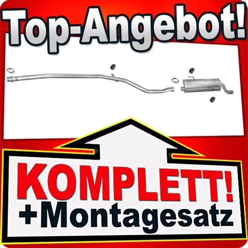 Auspuff für peugeot 206 - auspuff,