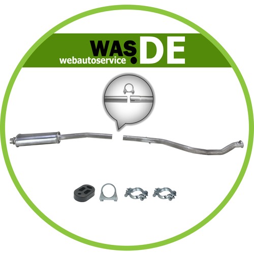 Auspuff mittelschalldämpfer - auspuff,