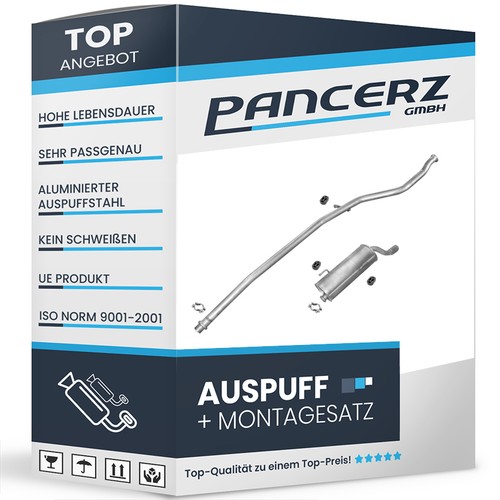 Auspuff für peugeot - 206, 1.1